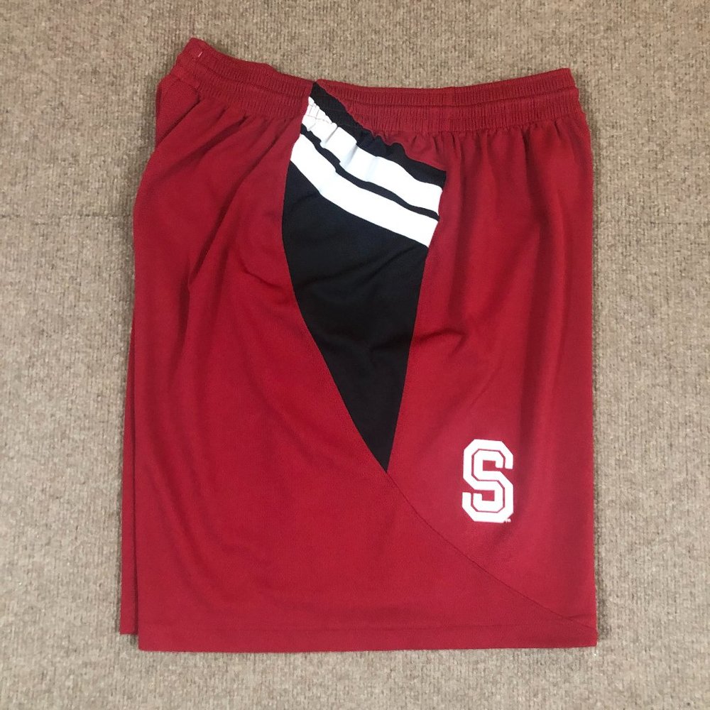 Nike Authentic Stanford Cardinal Basketball Shorts Maroon Adult Large NO POCKETS